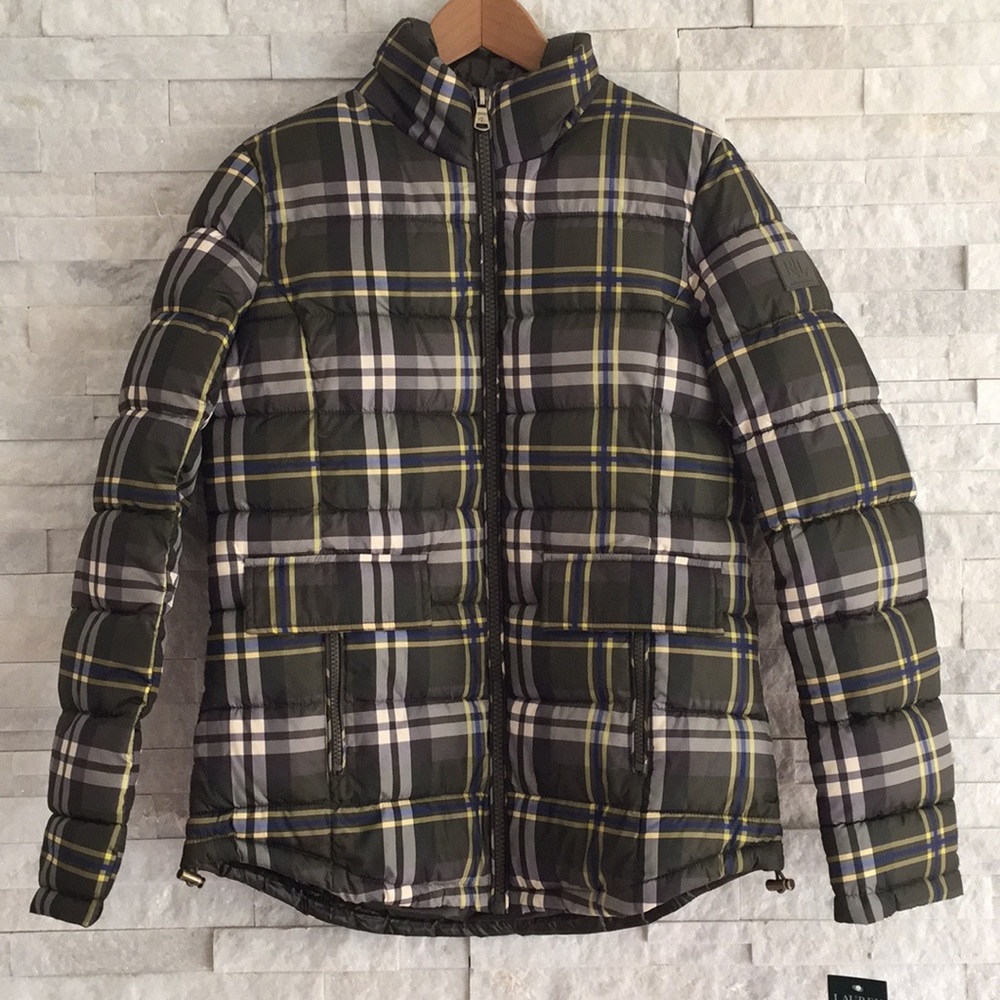 Women’s Lauren Ralph Lauren Plaid Light Puffer